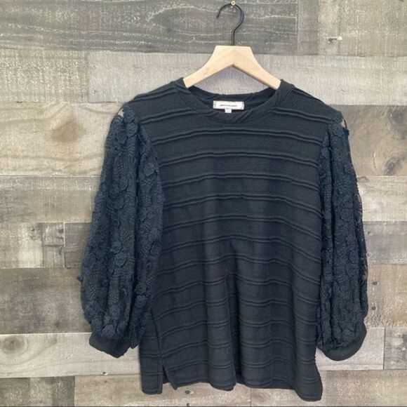 Eri + Ali Chelsea Lace Balloon Sleeve Blouse - Picture 2 of 9